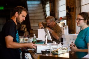 Customer service in a retail business